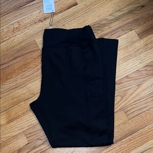 Byegreis Black Leggings with Pockets